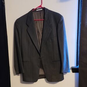 Elegant Charcoal Men's Suit Jacket